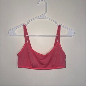 Parade Pink Scoop Bralette Bra Small